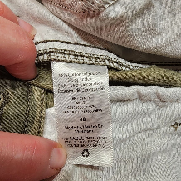 Men's George Camoflauge Shorts, Size 38 - Picture 7 of 8